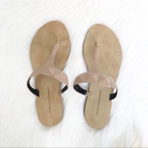 Rebecca Minkoff Studded Leather Thong Sandal